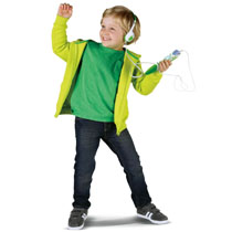 Rock out to kid approved music or listen to an engaging audio book.