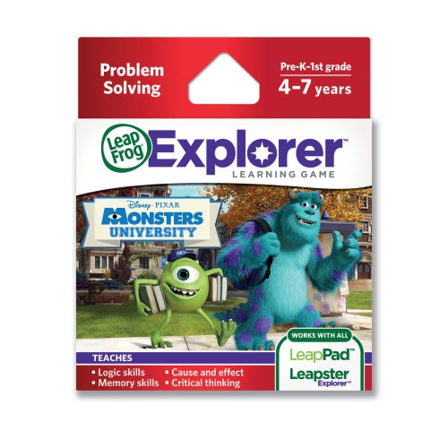 LeapFrog Disney Pixar Monsters University Learning Game (works with LeapPad Tablets, LeapsterGS, and Leapster Explorer)