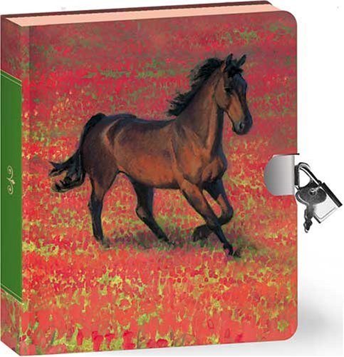 Peaceable Kingdom / Wild Horse Lock & Key Diary