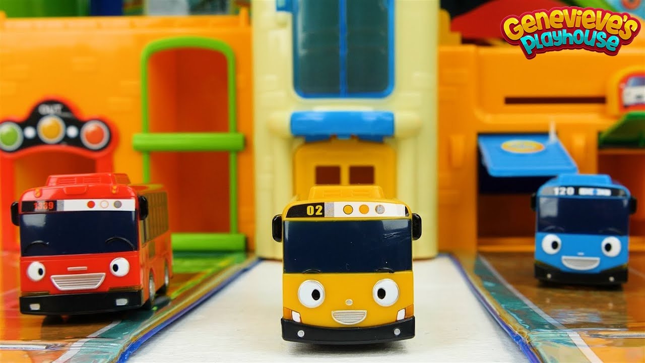 Best Learning Colors Video for Kids and Toddlers! Tayo the Little Bus Toys!