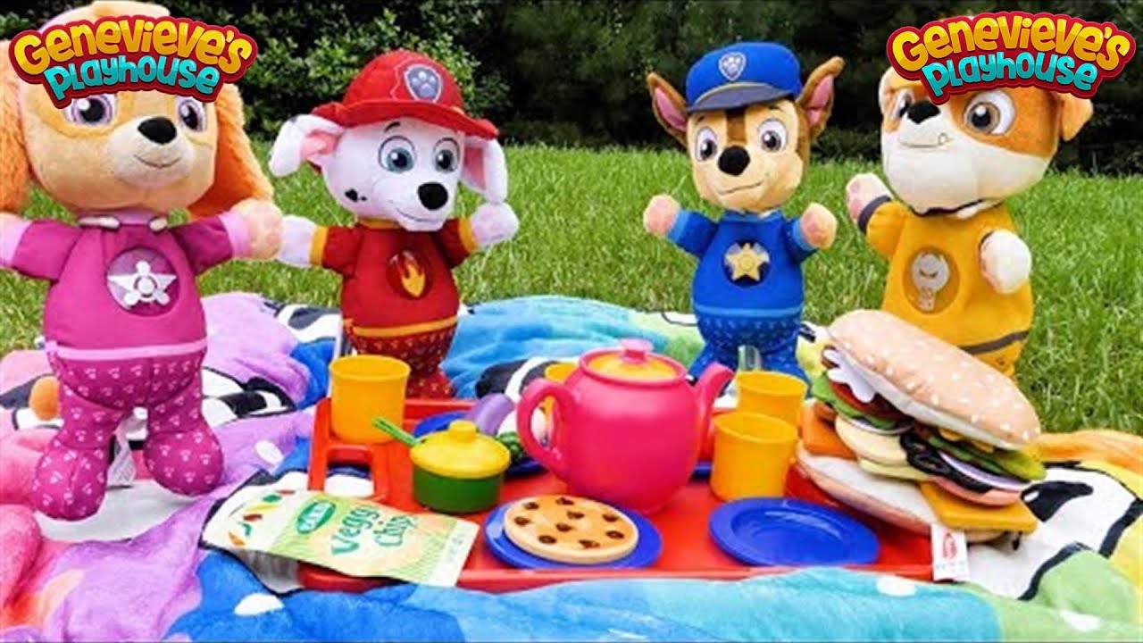 Best Toy Learning Video for Kids – Paw Patrol Snuggle Pup Picnic!