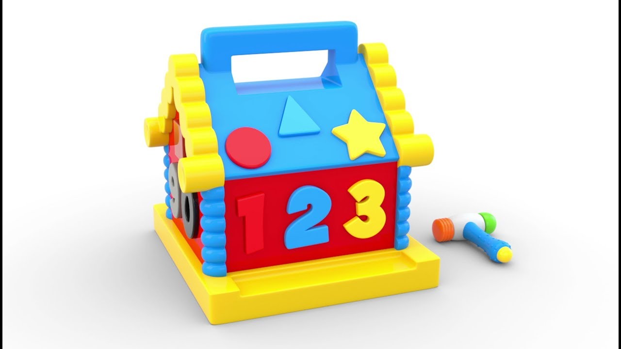 Learn Shapes and Numbers with Wooden Hammer Educational Toys – Numbers & Shapes Collection