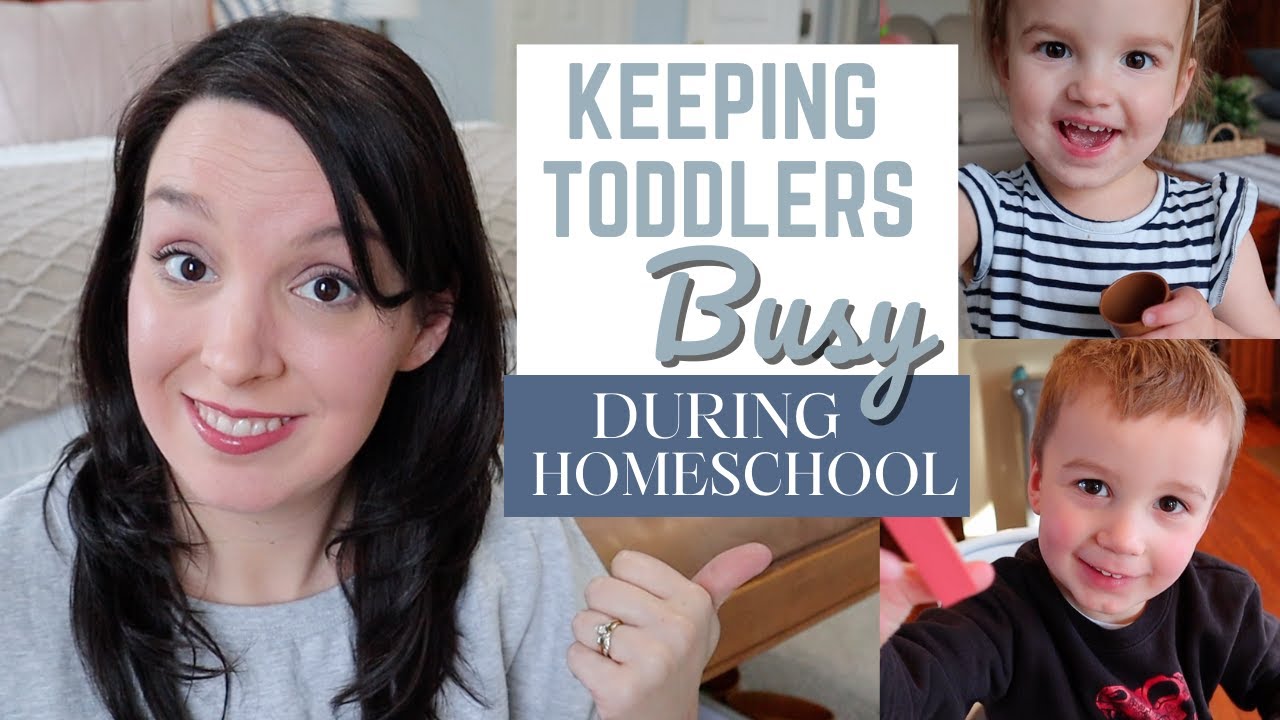 HOW TO KEEP TODDLERS BUSY WHILE YOU HOMESCHOOL | Educational Toys My Little Ones Are Loving