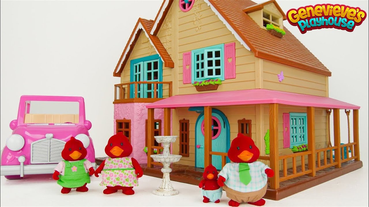 Kids, let's Learn Common Words with Woodzeez Toy Dollhouse!