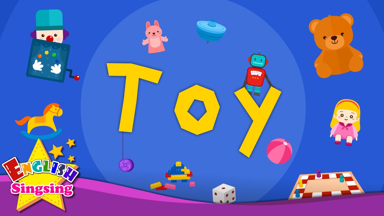 Kids vocabulary – Toy – toy vocab – Learn English for kids – English educational video