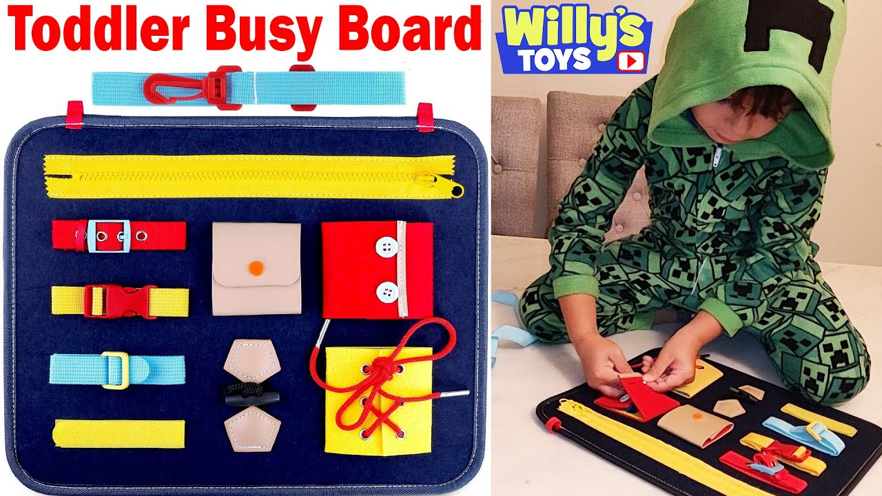 Toddler Busy Board Educational Learning Toys – TOY REVIEW – Willy's Toys