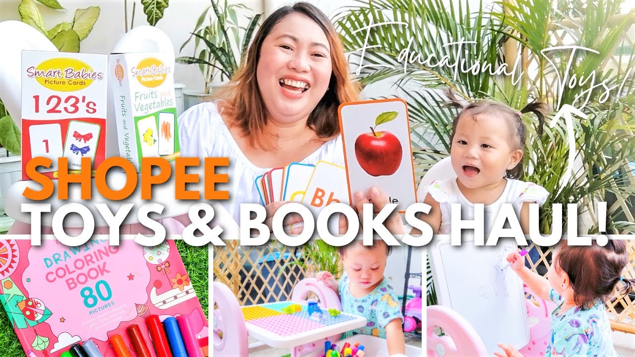 SHOPEE TOYS HAUL (Philippines) // Educational Toys and Books Shopee Haul! // The Olego Fam