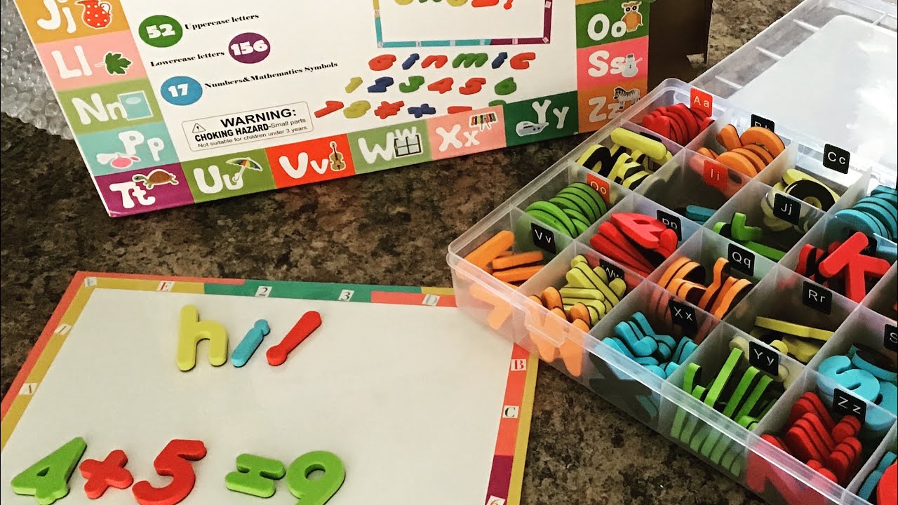 GINMIC Magnetic Letters & Numbers Board Review | Educational Toys | Montessori