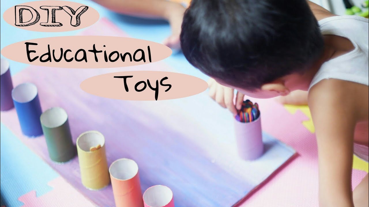 DIY Educational Toys – Sorting Colored Popsicle Sticks